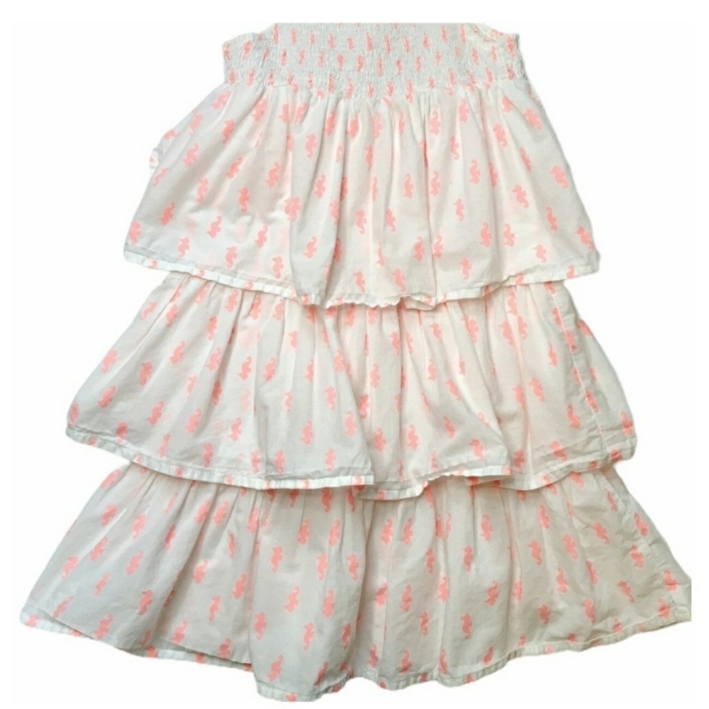 💥HOST PICK💥 Carter's Seahorse Dress White 3T EUC - Picture 5 of 8